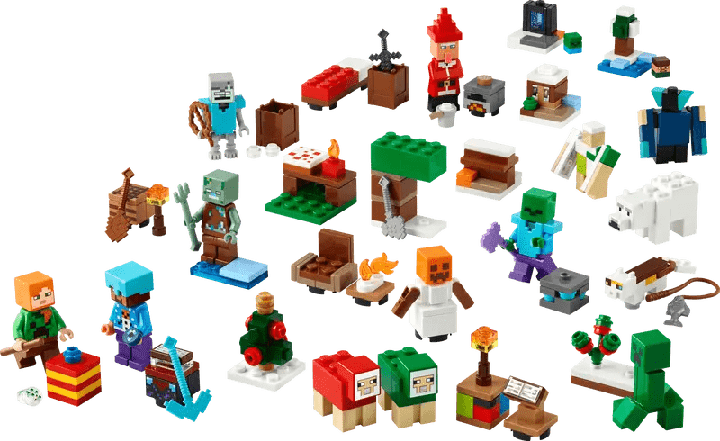 Lego Minecraft Advent Calendar 2025 - CONSTRUCTION - LEGO/KNEX ETC - Beattys of Loughrea