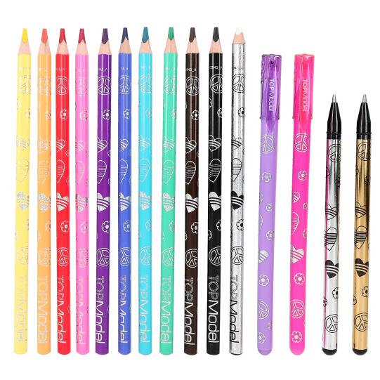 Topmodel Colouring Book With Pen Set - BOOKS - Beattys of Loughrea