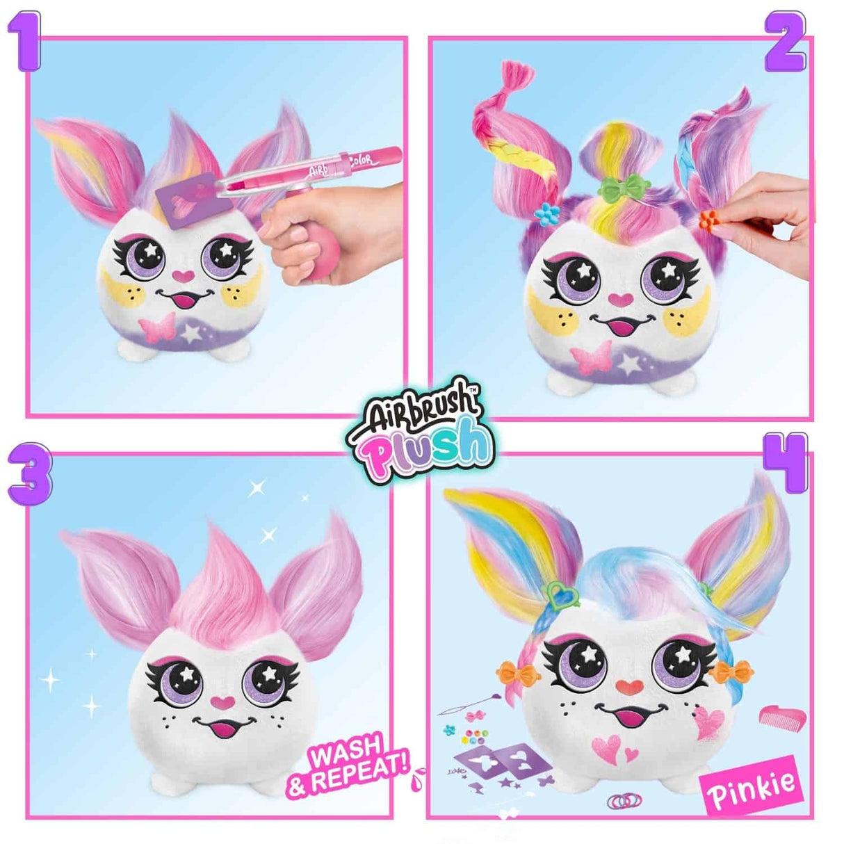 Airbrush Plush Hairiffic - ART & CRAFT/MAGIC/AIRFIX - Beattys of Loughrea
