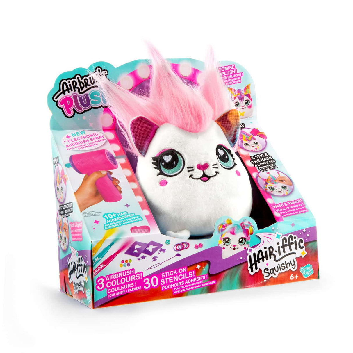 Airbrush Plush Hairiffic Squish Pals - ART & CRAFT/MAGIC/AIRFIX - Beattys of Loughrea