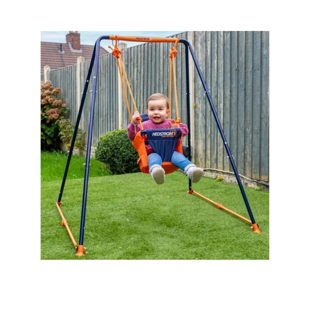 Hedstrom Fast Folding Musical Toddler Swing - SWINGS/SLIDE OUTDOOR GAMES - Beattys of Loughrea