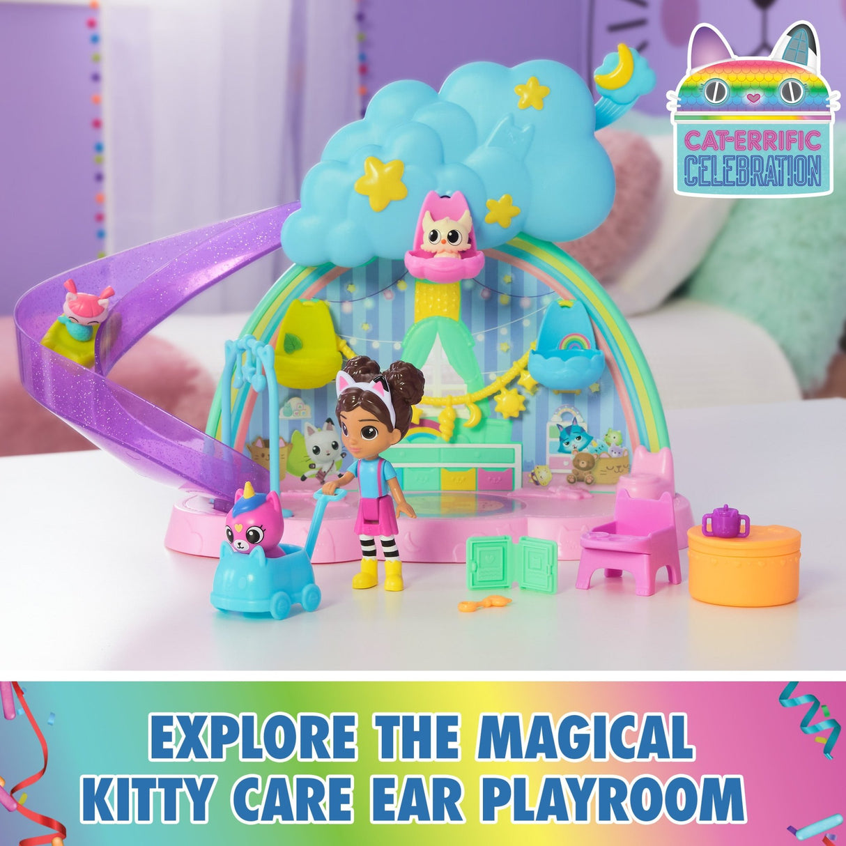 Gabby's Dollhouse Kitty Care Playset - BABY TOYS - Beattys of Loughrea