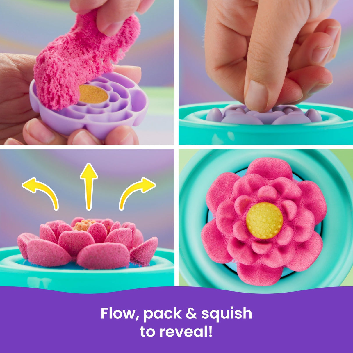 Kinetic Sand Squishblossom - ART & CRAFT/MAGIC/AIRFIX - Beattys of Loughrea