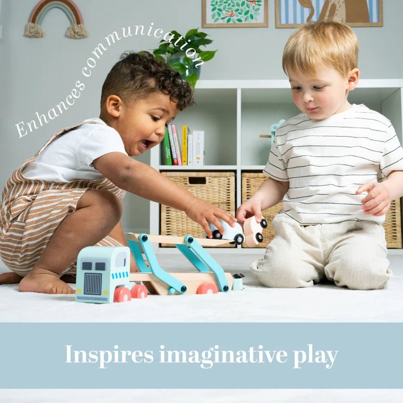 Owl & Fox Car Transporter - BABY TOYS - Beattys of Loughrea