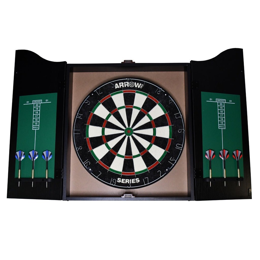 Arrow180 Bristle Dartboard Cabinet Set - RAQUETS/BALLS/GOLF/DARTS - Beattys of Loughrea