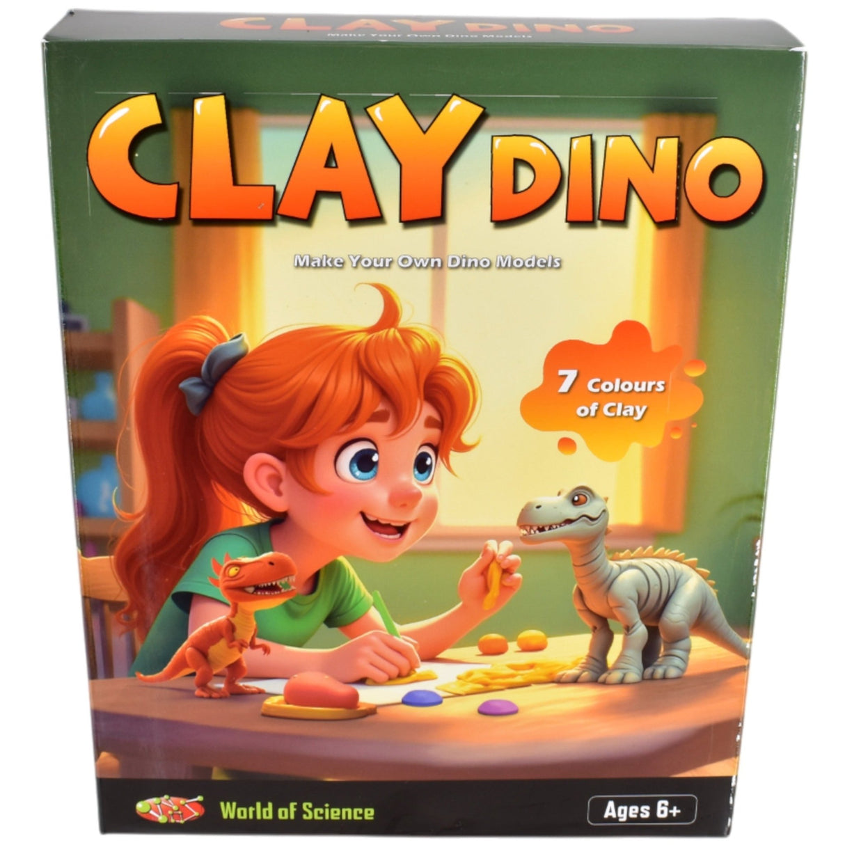 World of Science Make Your Own Clay Dinosaurs Kit - ART & CRAFT/MAGIC/AIRFIX - Beattys of Loughrea