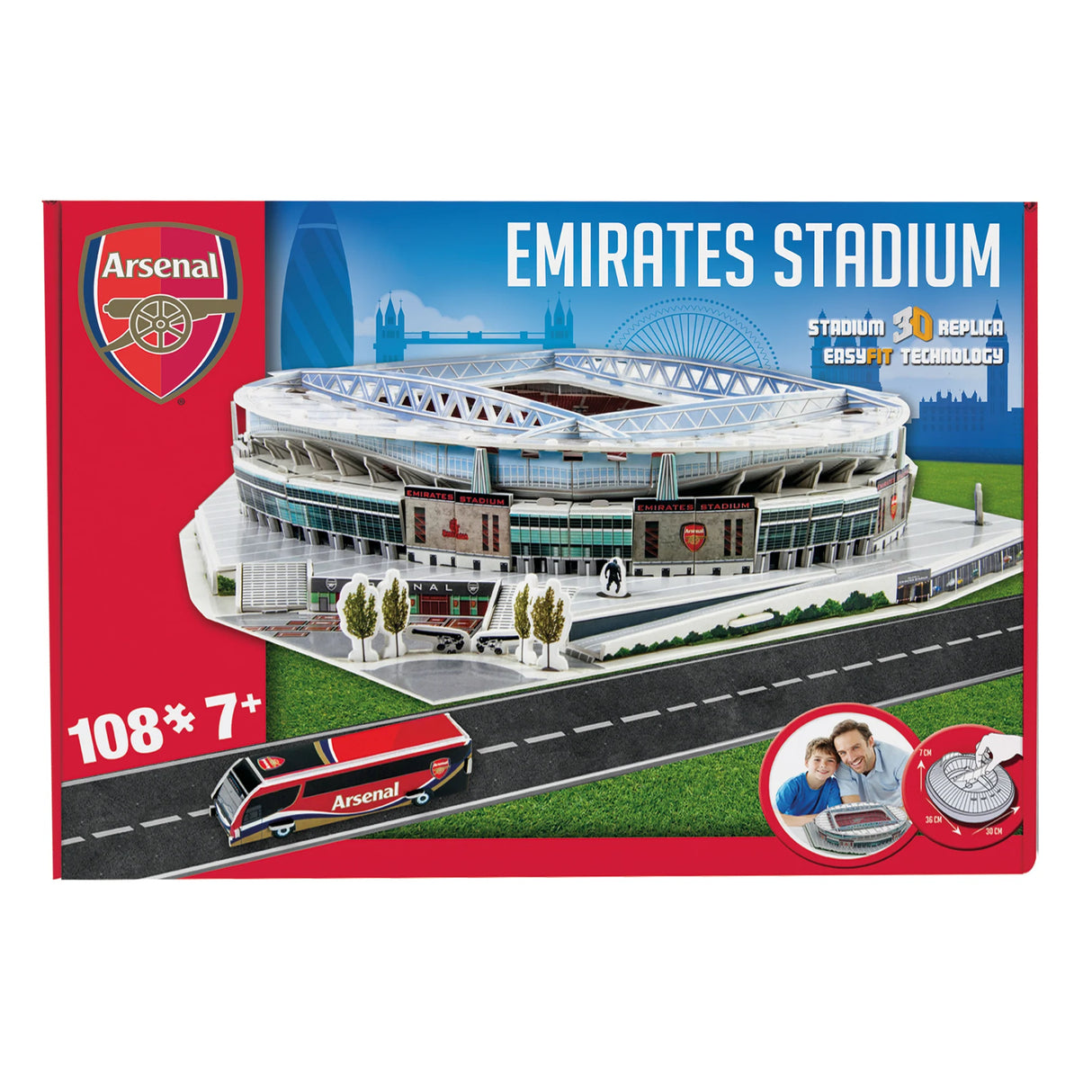 Arsenal Emirates Stadium 3D Puzzle - Beattys of Loughrea | www.beattys.ie
