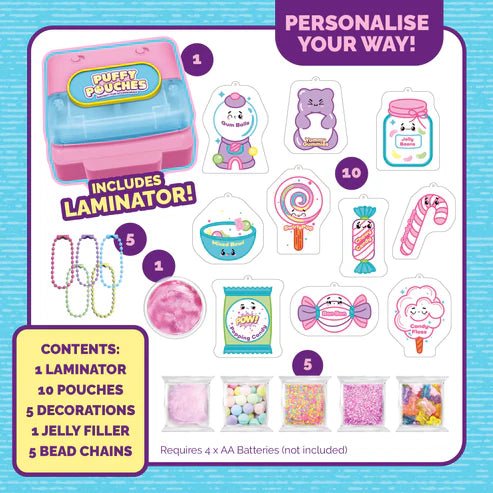 Puffy Pouches - Candy Store Set - ART & CRAFT/MAGIC/AIRFIX - Beattys of Loughrea