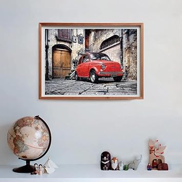 Fiat 500 - 500 Piece Jigsaw Puzzle - JIGSAWS - Beattys of Loughrea
