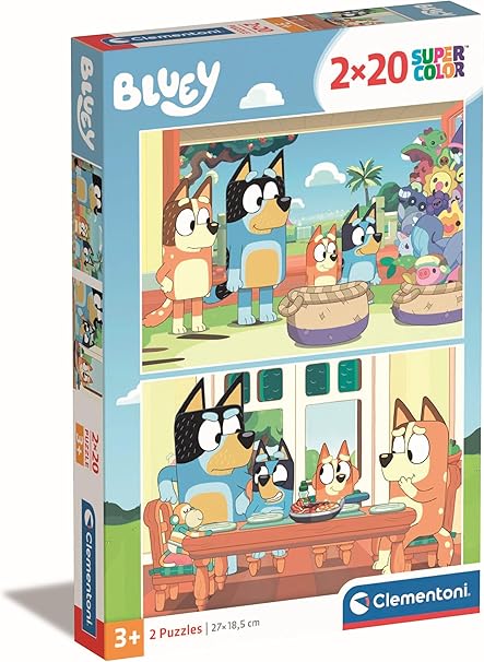 Bluey 2 x 20 Pieces Jigsaw Puzzle - Beattys of Loughrea | www.beattys.ie