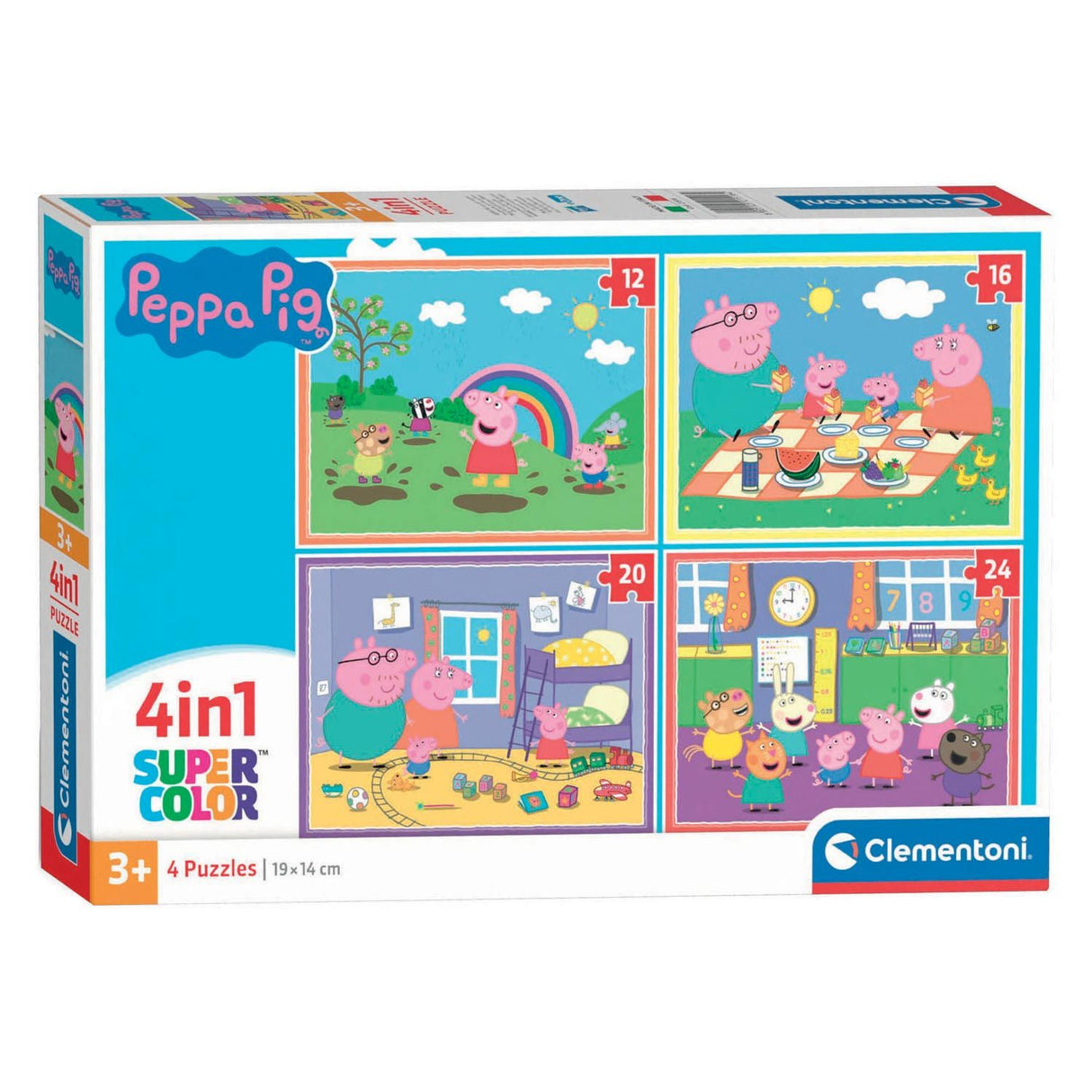 Clementoni Peppa Pig 4-In-1 Puzzle - Beattys of Loughrea | www.beattys.ie