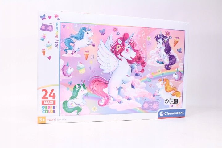 Noli Jolly Unicorns Maxi Puzzle 24 Pieces - JIGSAWS - Beattys of Loughrea