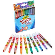 Crayola Swirl Twistables Mini Crayons 10 Pack - ART & CRAFT/MAGIC/AIRFIX - Beattys of Loughrea