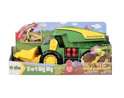 Maxx Action John Deere Motorized Lights & Sounds 2 - in - 1 Dig Rig - FARMS/TRACTORS/BUILDING - Beattys of Loughrea