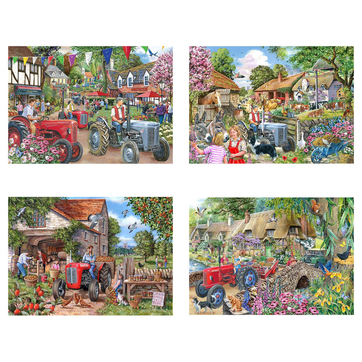 Farmers Friends - 4 X Big 250 Piece Puzzle - JIGSAWS - Beattys of Loughrea