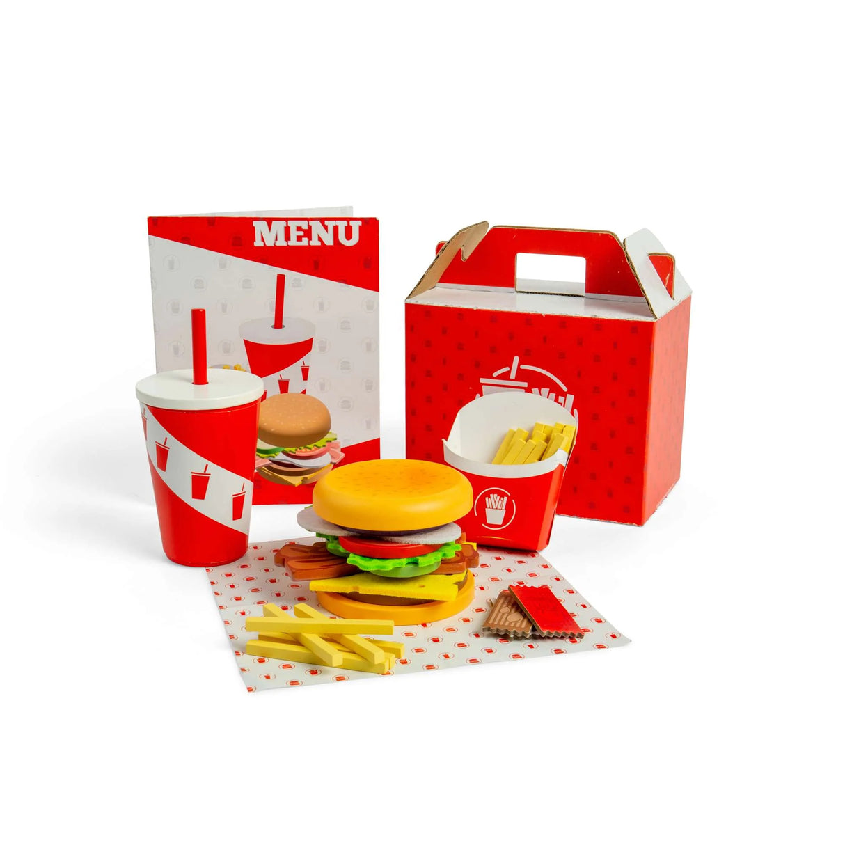 Burger And Fries Set - ROLE PLAY - Beattys of Loughrea