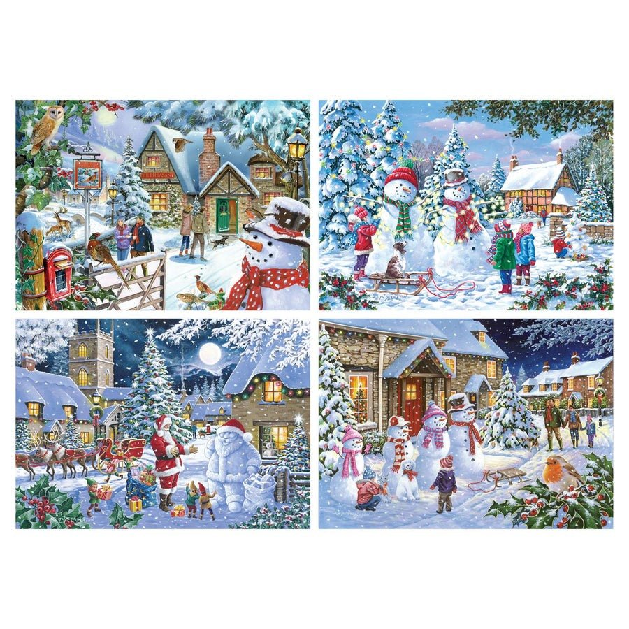House of Puzzles Let It Snow - 4 x 500 Piece - JIGSAWS - Beattys of Loughrea