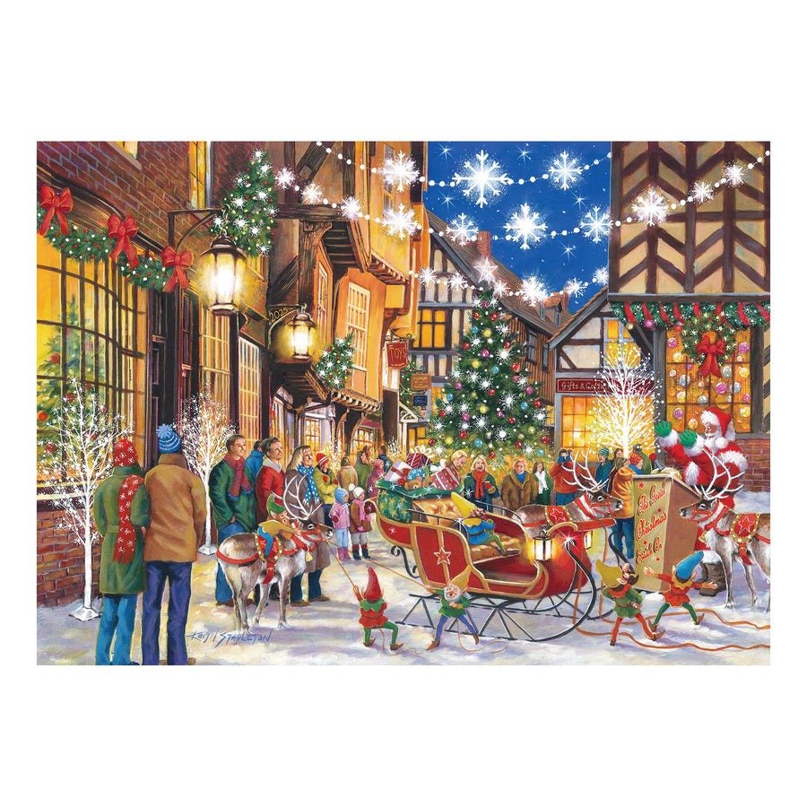 House of Puzzles No.20 - Santa Switch On 1000 Piece Puzzle - Beattys of Loughrea | www.beattys.ie