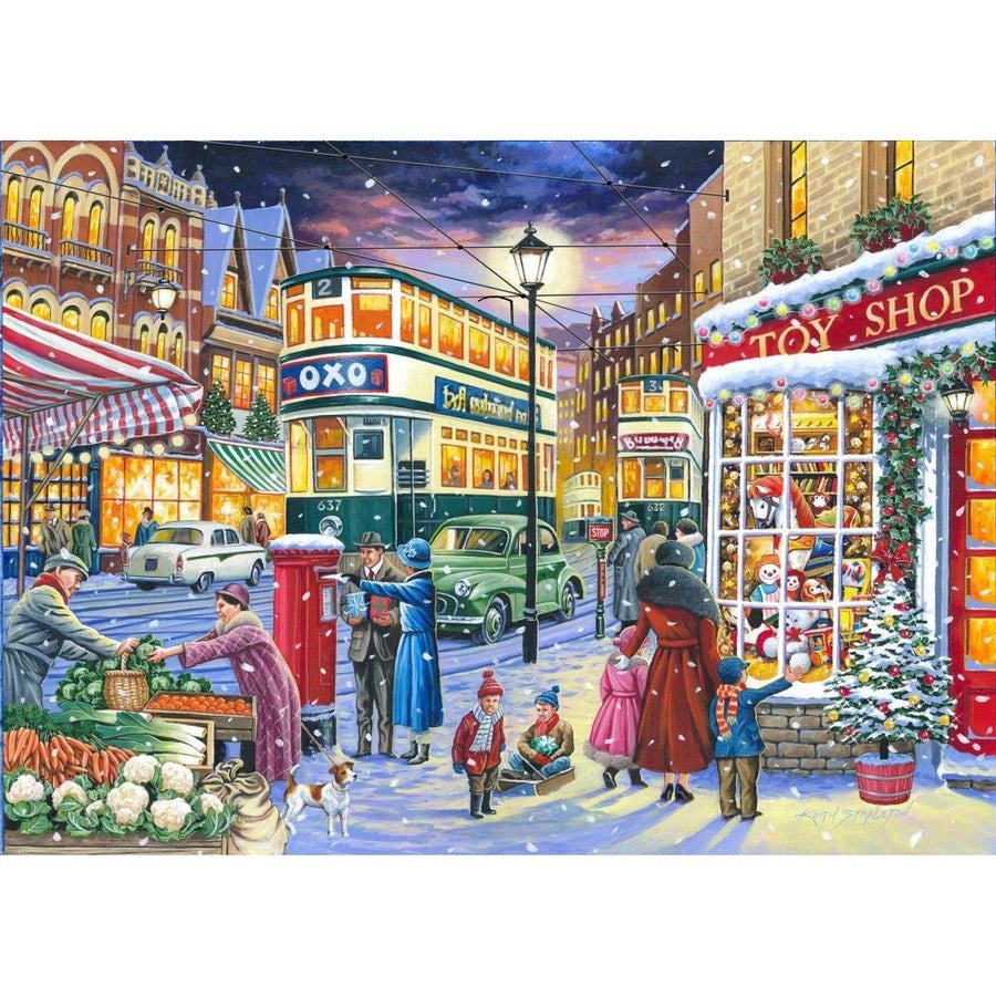 House of Puzzles No.19 - Catching The Tram - 1000 Piece Jigsaw Puzzle - JIGSAWS - Beattys of Loughrea