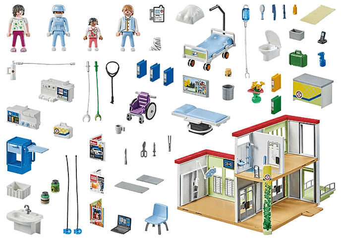 PLAYMOBIL Modern Hospital - CONSTRUCTION - LEGO/KNEX ETC - Beattys of Loughrea
