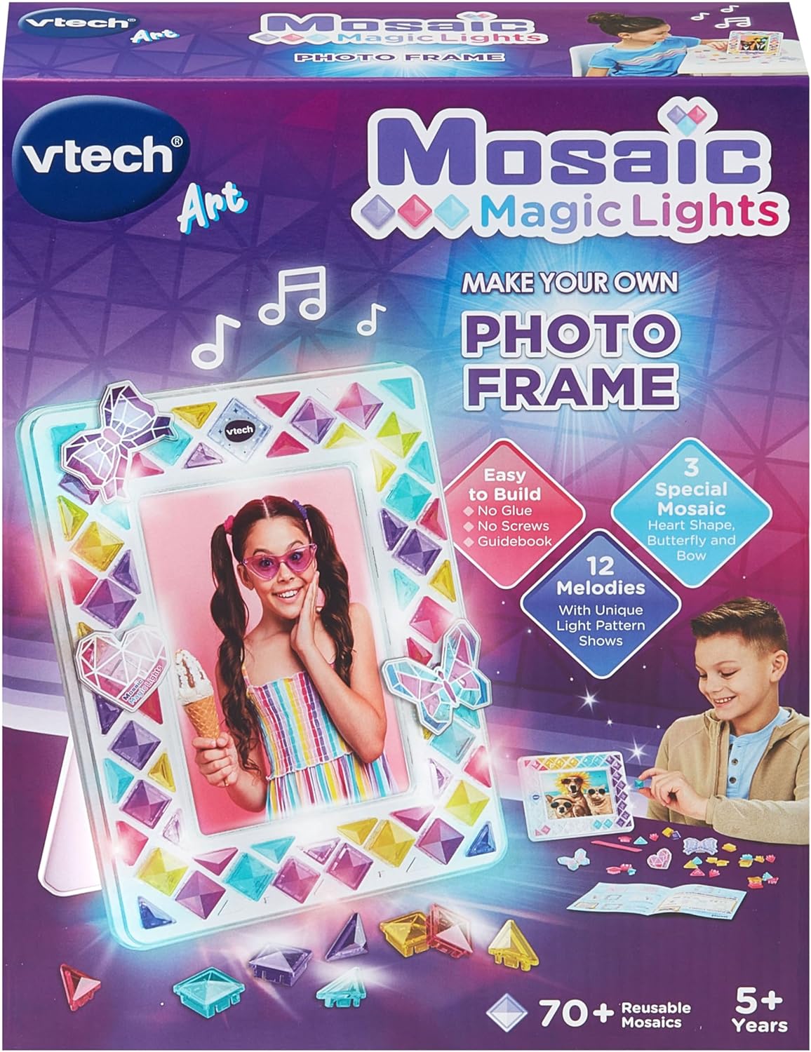 Mosaic Magic Lights Photo Frame - VTECH/EDUCATIONAL - Beattys of Loughrea