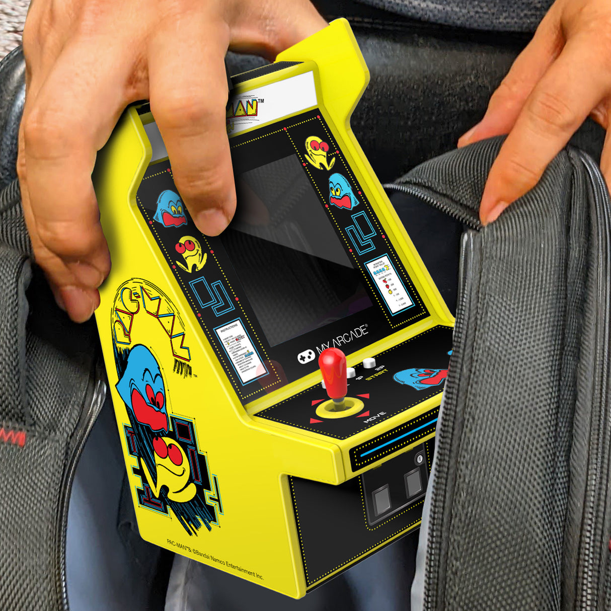 Pac - Man Micro Player Pro 6.7" Portable Retro Arcade - PLAYSTATION/NINTENDO/GAMEBOY/XBOX - Beattys of Loughrea