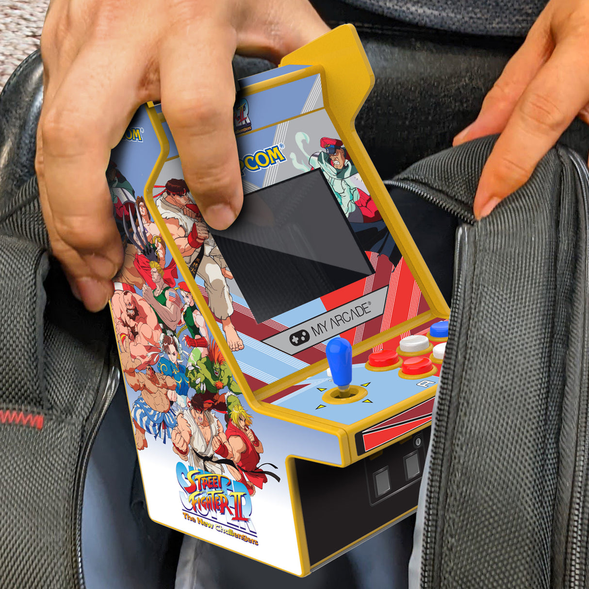 Super Street Fighter II Micro Player Pro 6.7" Portable Retro Arcade (2 Games In 1) - PLAYSTATION/NINTENDO/GAMEBOY/XBOX - Beattys of Loughrea