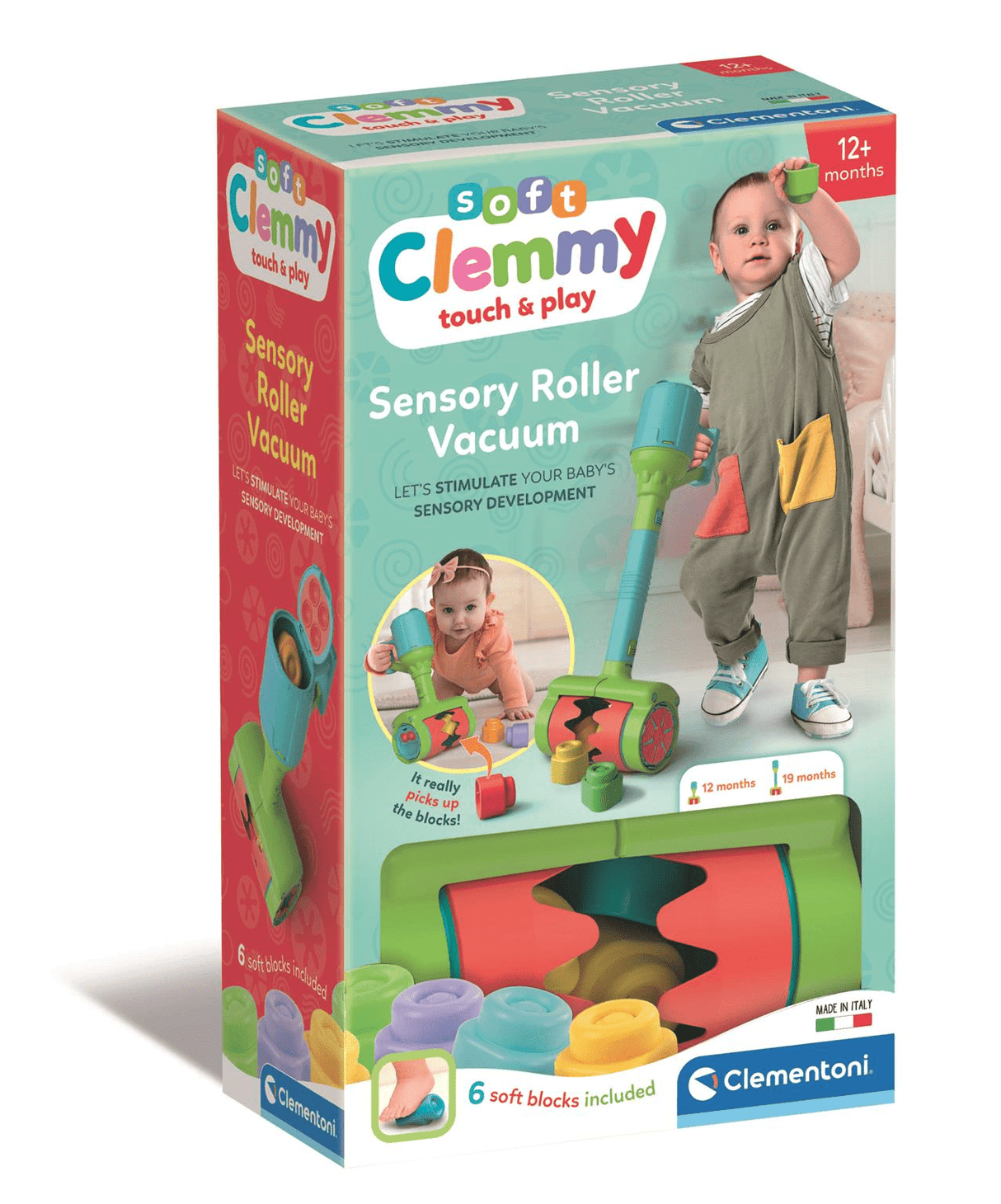 Soft Clemmy - Sensory Roller Vacuum - BABY TOYS - Beattys of Loughrea
