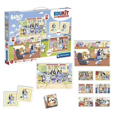 Edukit 4in1 Bluey Puzzle - JIGSAWS - Beattys of Loughrea