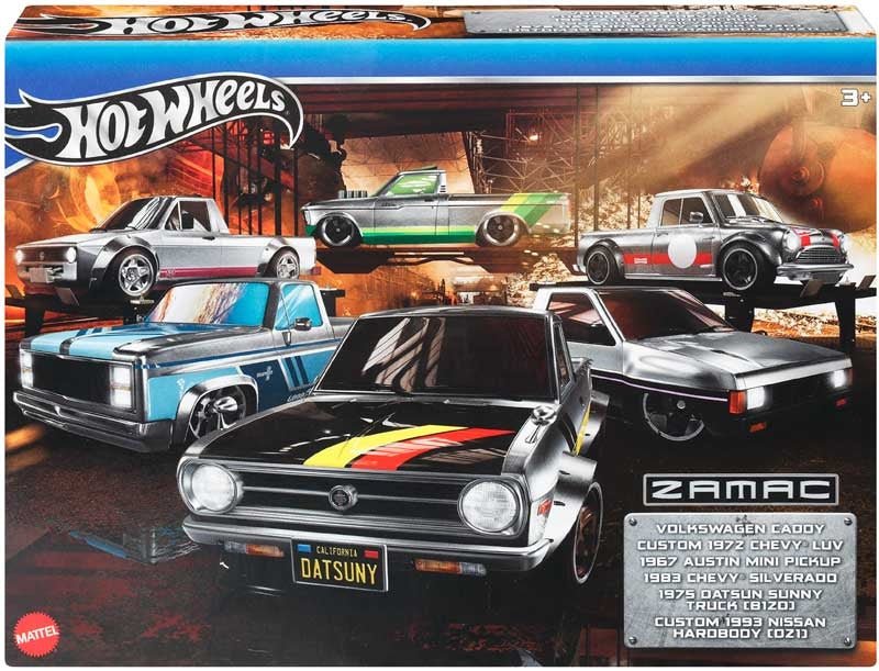 Hot Wheels 1:64 Zamac Multipack - CARS/GARAGE/TRAINS - Beattys of Loughrea