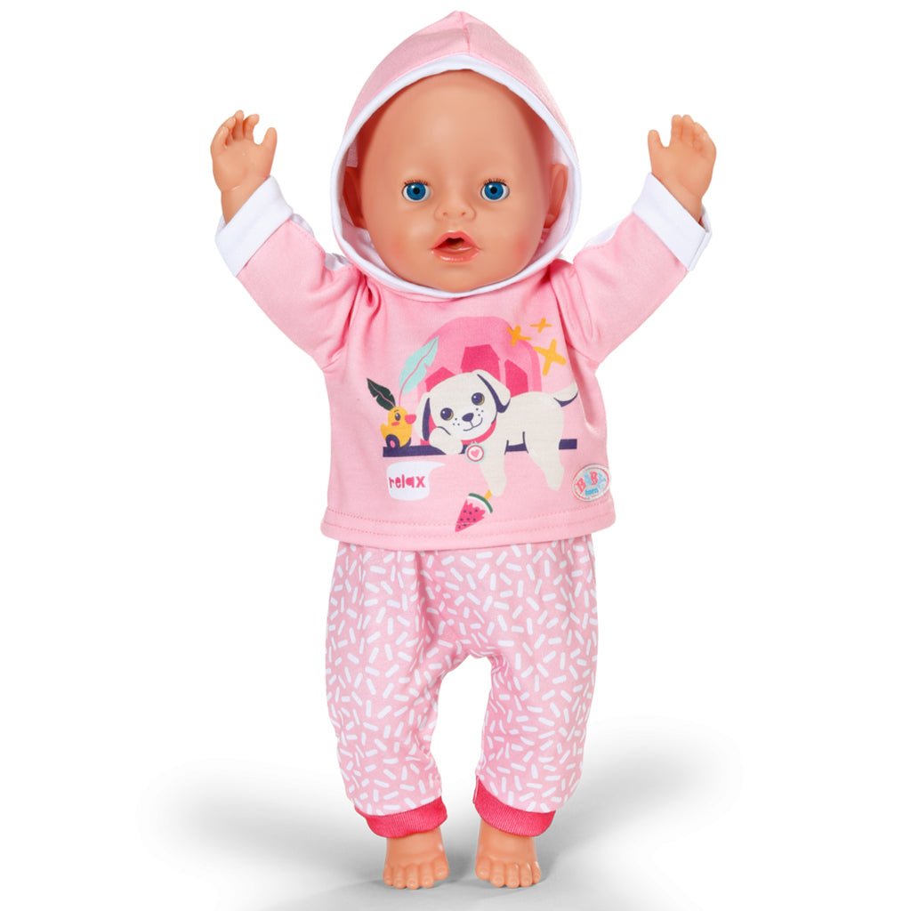Baby Born Jogging Suit Pink 43cm - DOLLS - FAMOSA/ZAPF - Beattys of Loughrea