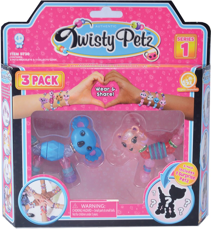 Twisty Petz Collectible Blind Bag Toy 3 Pack Assorted Styles - DOLLS - Beattys of Loughrea