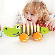 Hape Walk - A - Long Croc - BABY TOYS - Beattys of Loughrea