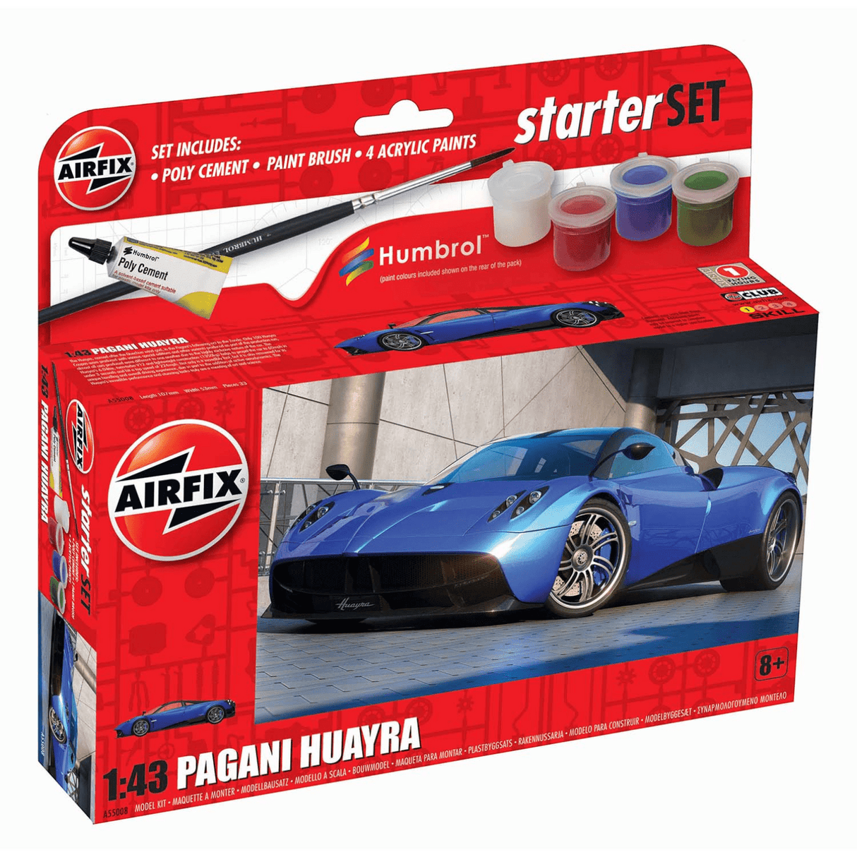 Airfix Starter Set Pagani Huayra A55008 - ART & CRAFT/MAGIC/AIRFIX - Beattys of Loughrea