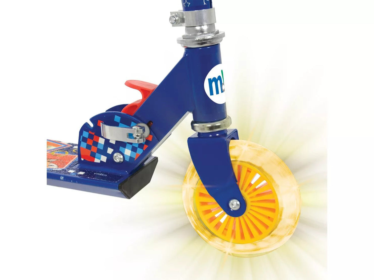 Sonic Folding Inline Scooter with Light up Wheels - GO KART/SCOOTER/ROCKING HORSE - Beattys of Loughrea