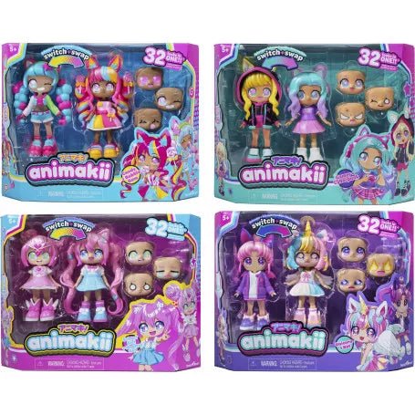 Animakii Doll Set Assorted Styles - DOLLS - Beattys of Loughrea