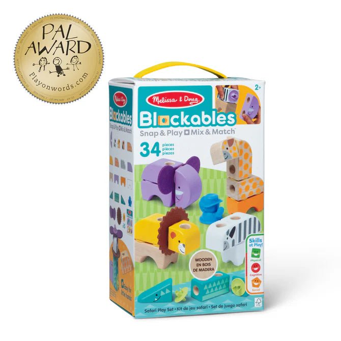 Melissa & Doug Blockables: Safari Play Set - CONSTRUCTION - LEGO/KNEX ETC - Beattys of Loughrea