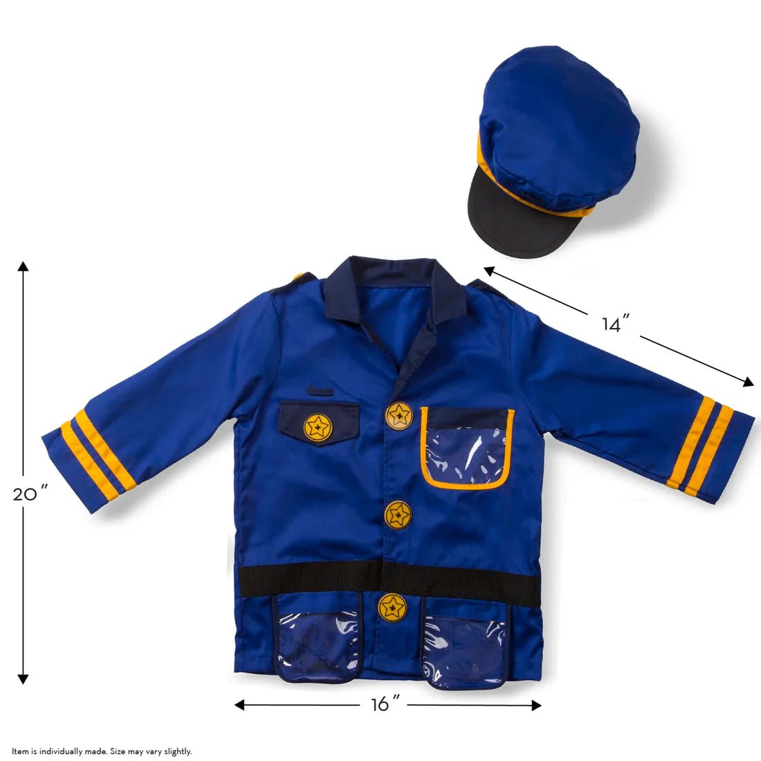 Melissa & Doug Police Officer Roleplay Costume - ROLE PLAY - Beattys of Loughrea