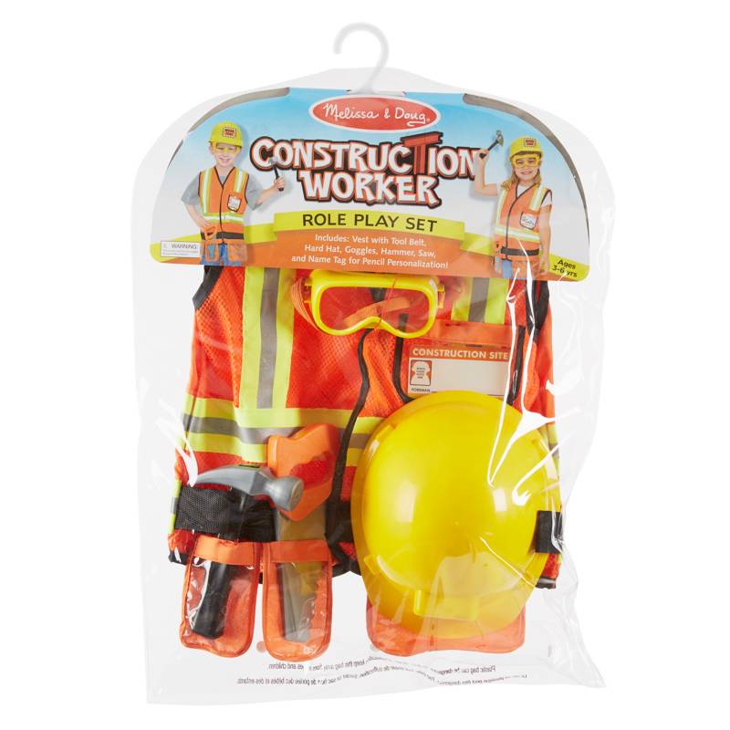 Melissa & Doug Construction Worker Role Play - ROLE PLAY - Beattys of Loughrea