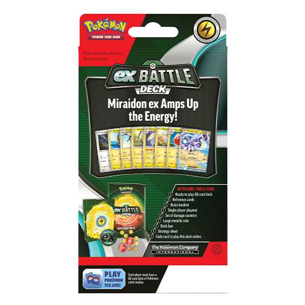 Pokémon TCG: Miraidon and Victini ex Battle Decks - HALLOWEEN, PKT MONEY, JOKE - Beattys of Loughrea