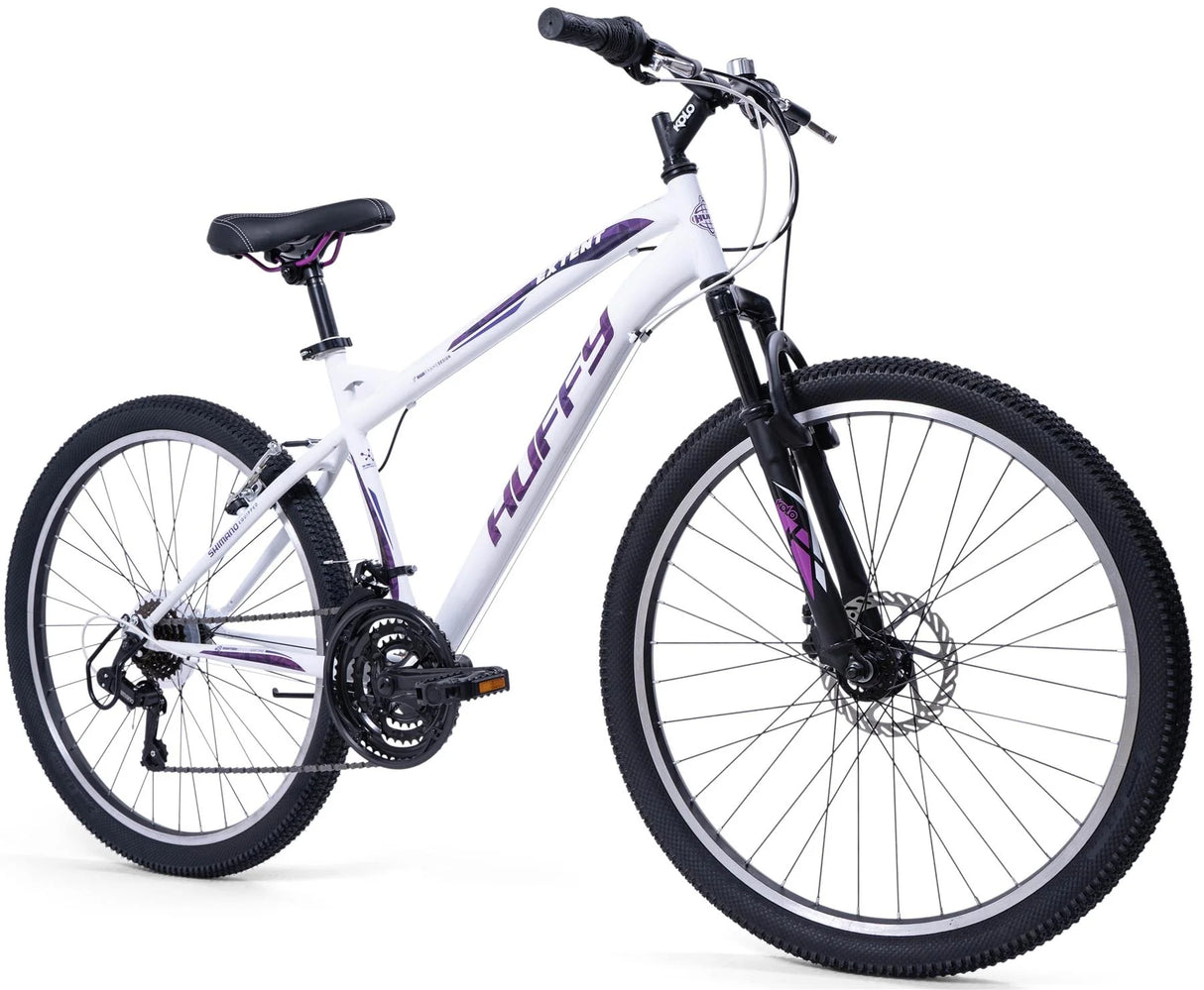 Huffy Extent 26" Hardtail Mountain Bike White/Purple - BIKES - FULL SIZE - Beattys of Loughrea