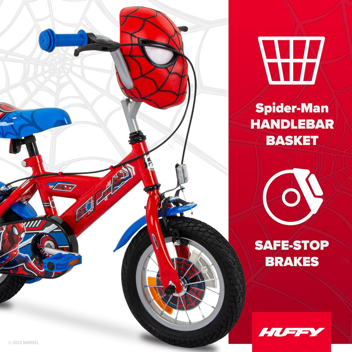 Huffy Marvel Spiderman 12" Bike - BIKES - CHILDRENS - Beattys of Loughrea