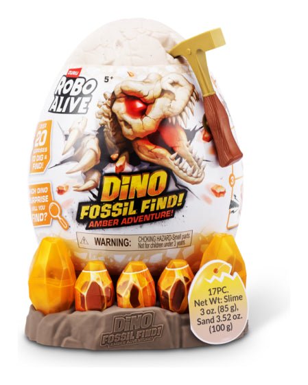 Robo Alive Dino Fossil Find S1 Amber Adventure - A/M, TRANSFORMERS - Beattys of Loughrea