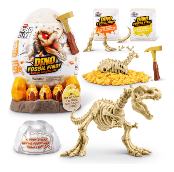 Robo Alive Dino Fossil Find S1 Amber Adventure - A/M, TRANSFORMERS - Beattys of Loughrea