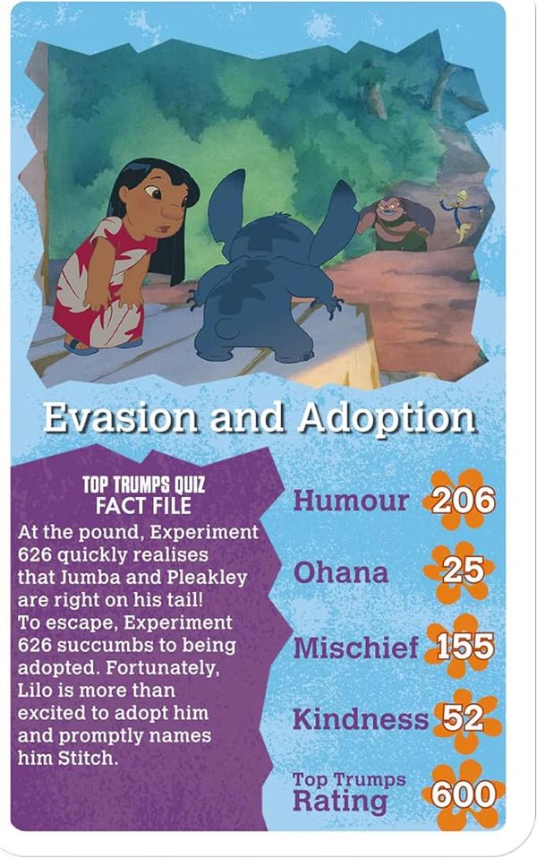 Top Trumps Specials Card Game - Lilo and Stitch - Beattys of Loughrea | www.beattys.ie