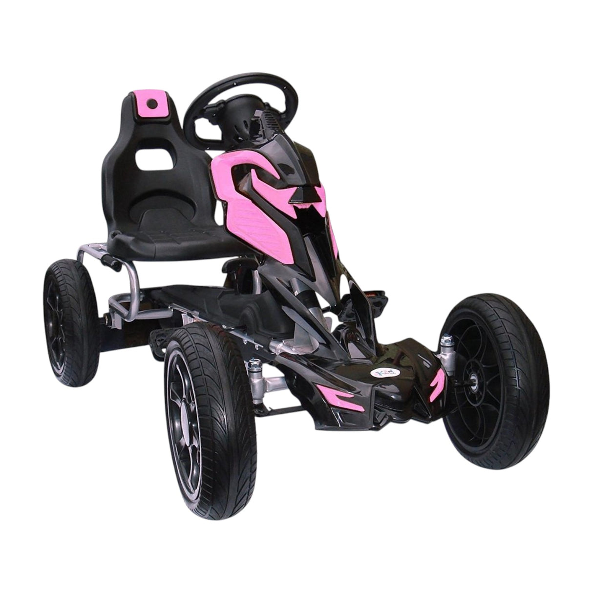 Thunder Eva Rubber Wheel Go Kart Pink