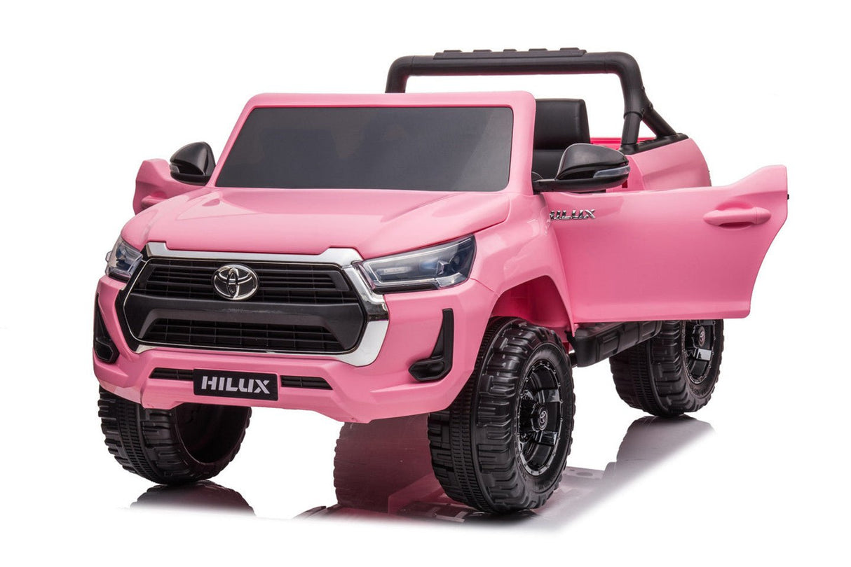 Toyota Hilux 12V Electric Ride On Jeep - Pink - BATTERY OPERATED RIDE ONS - Beattys of Loughrea