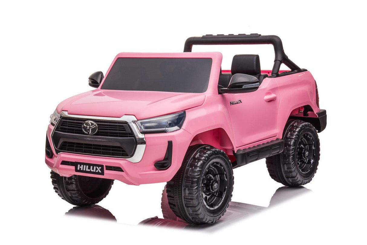 Toyota Hilux 12V Electric Ride On Jeep - Pink - BATTERY OPERATED RIDE ONS - Beattys of Loughrea