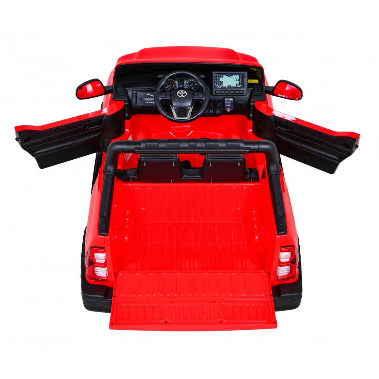 Toyota Hilux 12V Electric Ride On Jeep - Red - BATTERY OPERATED RIDE ONS - Beattys of Loughrea