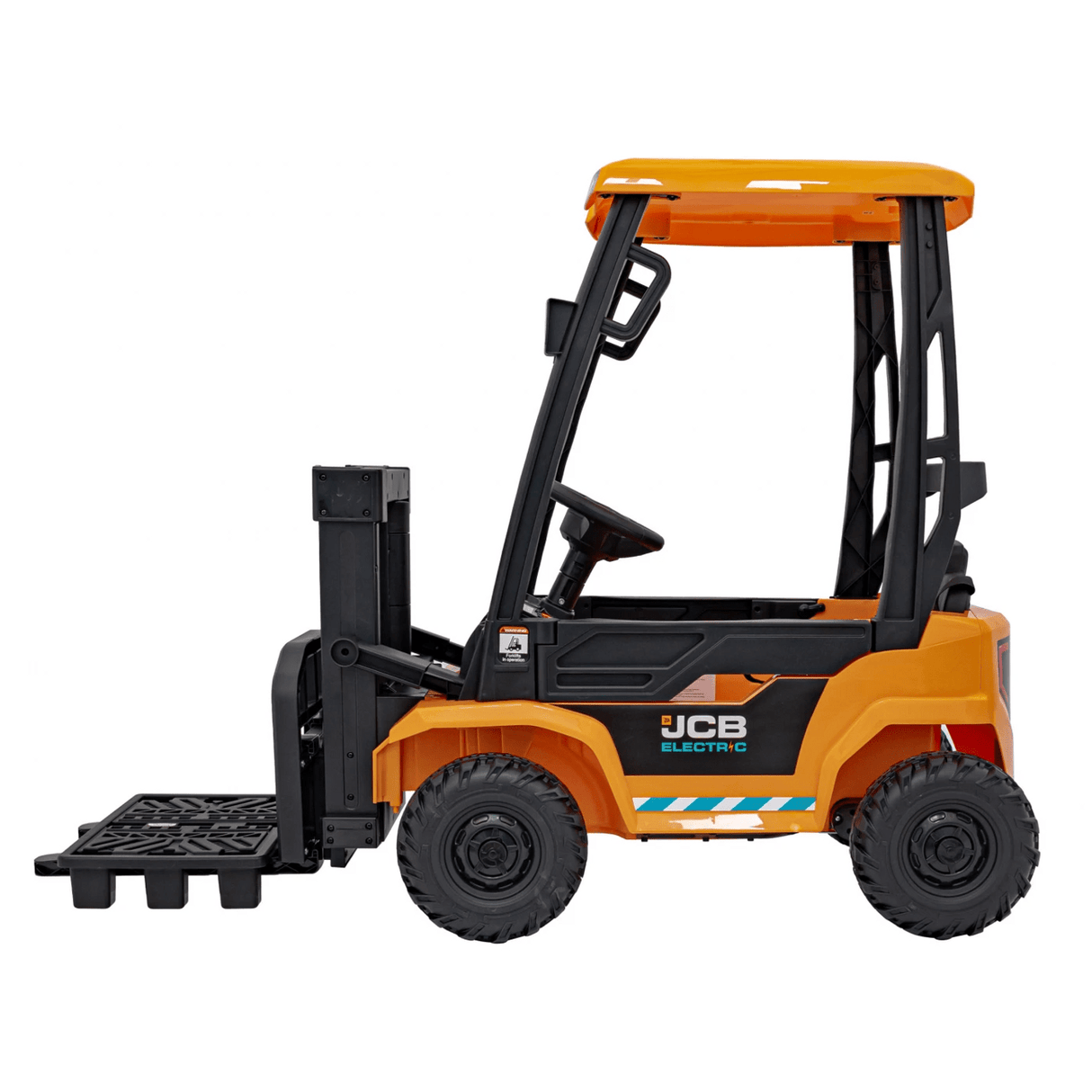 JCB Forklift 12V Electric Ride On Tractor - Yellow - Beattys of Loughrea | www.beattys.ie